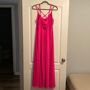 Pink maxi dress